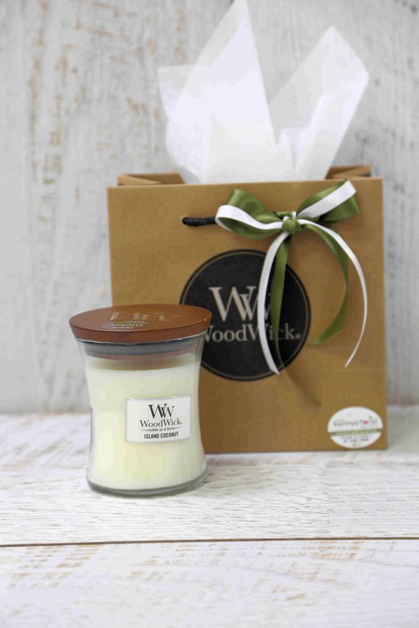 Tropical Coconut Woodwick Candle
