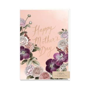 Happy Mothers Day Card - Typoflora