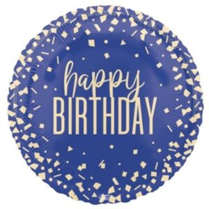 Happy Birthday Balloon - Blue